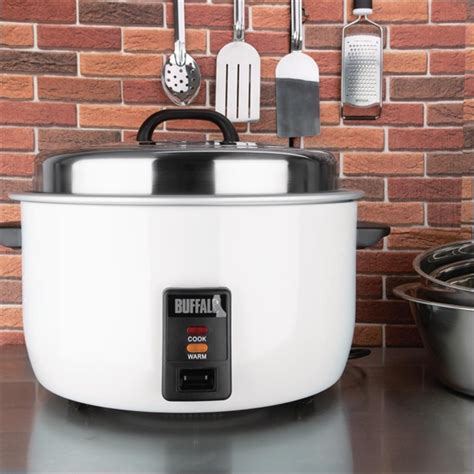 Buffalo Large Commercial Rice Cooker 10Ltr - CB944 - Buy Online at Nisbets