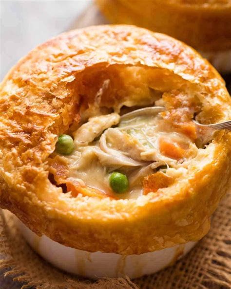 chicken pot pie puff pastry