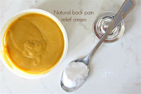 Natural back pain relief cream - Easy Peasy Creative Ideas