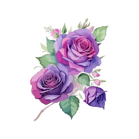 Beautiful Watercolor Flower Vector, Flower Vector, Beautiful Watercolor ...