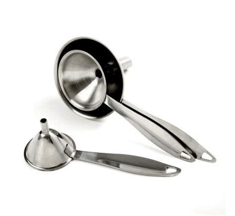 Norpro Funnel W/Handle Set Of 3, Stainless Steel - Spoons N Spice