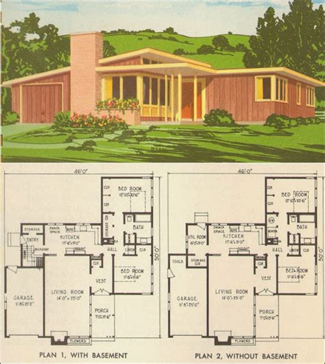 Mid Century Modern House Plans for Pleasure - AyanaHouse