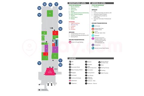 LAX Terminal Map - Complete Guide of LAX Terminals - Way