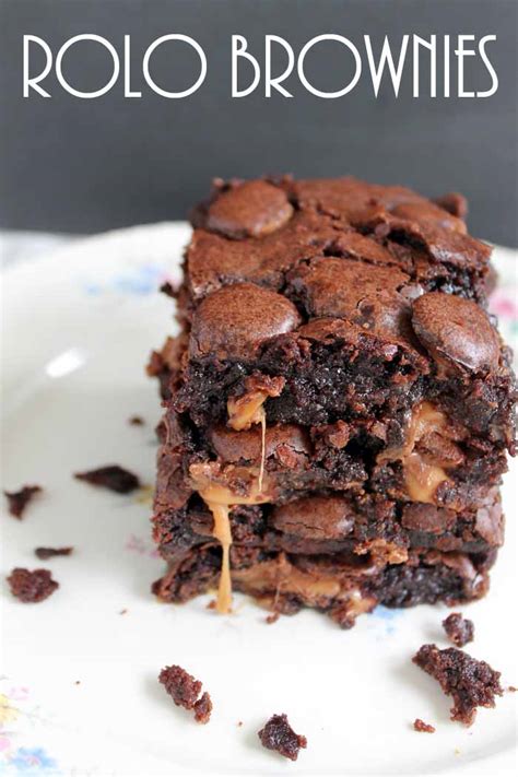 Delectable Rolo Brownies Recipe - The Country Chic Cottage