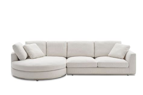 Modern Chaise Sectional Sofa | Baci Living Room