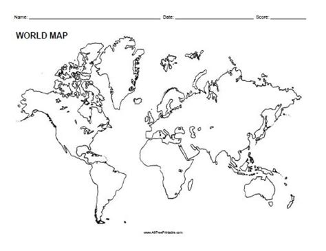 ^HOT^ Blank Outline World Map Free