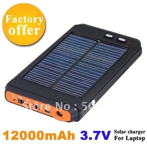 EMS Free Shipping 12000mAh Solar Energy Laptop Charger Universal ...