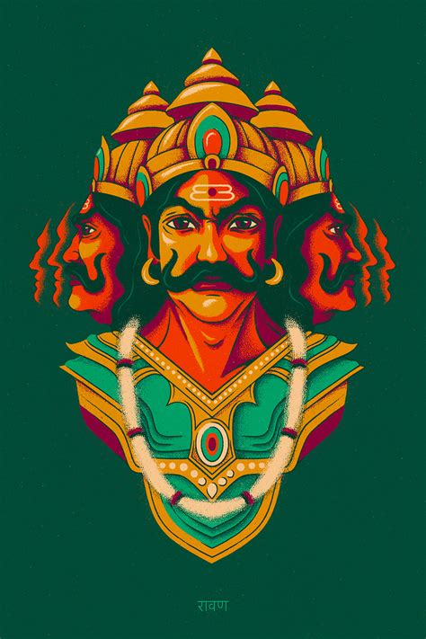 RAMAYANA | Ravana by Kristina Ooo on Dribbble