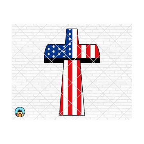 American Flag Cross SVG | Cross SVG | Cross Clipart | Cross - Inspire ...