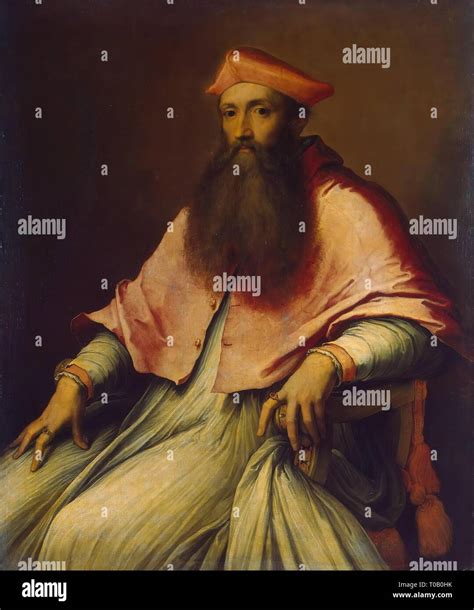 'Portrait of Cardinal Reginald Pole'. Italy, 1540s. Dimensions: 112x94 ...