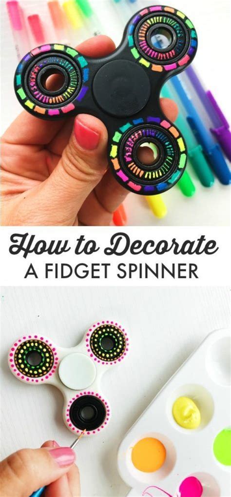 Diy fidget spinner colorful designs – Artofit