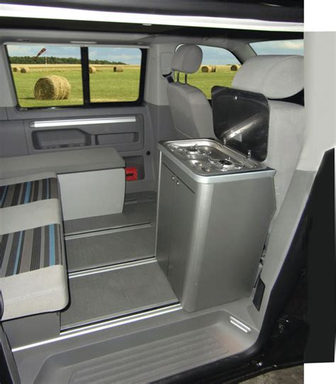 VW T6, VW T5 California Beach France kitchen pod anthracite | VW ...