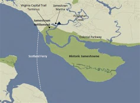 Virginia Map Jamestown | Virginia Map