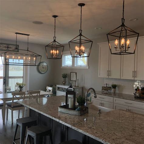 10+ Modern Farmhouse Kitchen Island Lighting