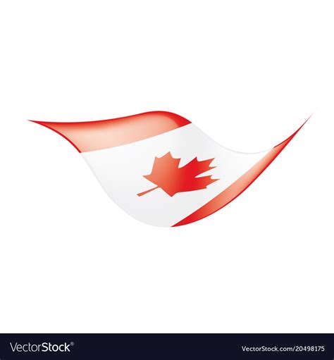 Canada flag Royalty Free Vector Image - VectorStock