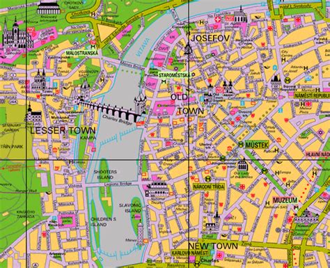 Prague Map - Maps of Prague | Prague Experience