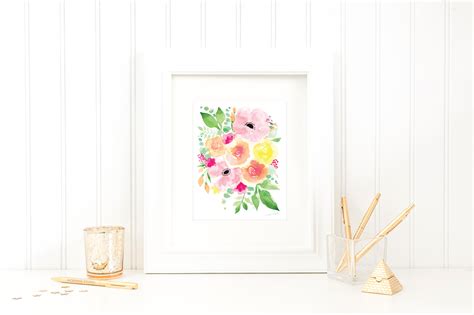 Pretty Floral Art Prints – Mospens Studio