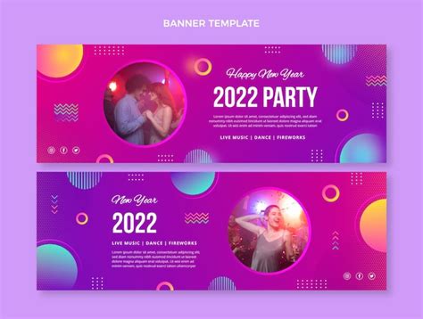 Free Vector | Gradient horizontal banner template