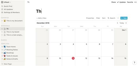 Creating a calendar on Notion (video & 10 screenshots)