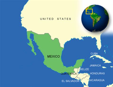 Map of Mexico. | - CountryReports