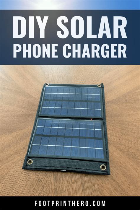 DIY Solar USB Charger: 7 Steps (w/ Photos) • Footprint Hero