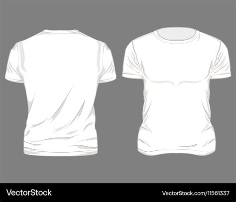 White male t-shirt design Royalty Free Vector Image