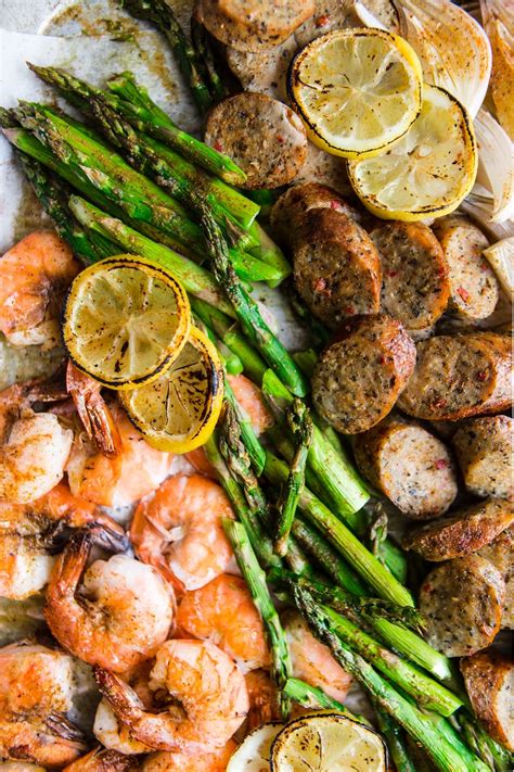 Old Bay Shrimp and Sausage Sheet Pan Dinner | The Modern Proper