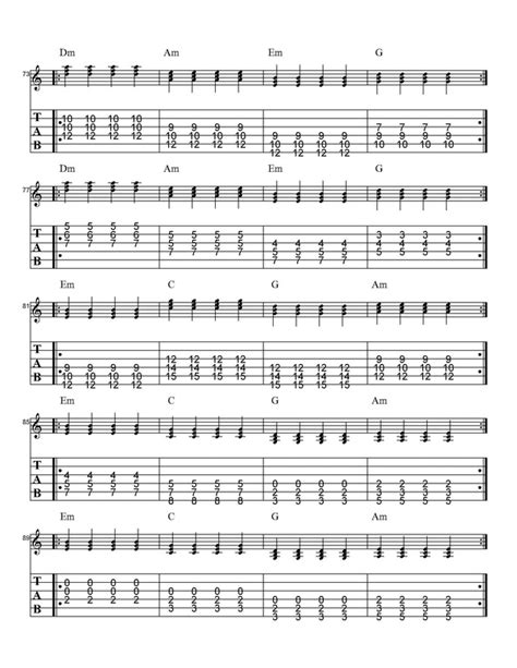 Printable Guitar Chord Triad Chart