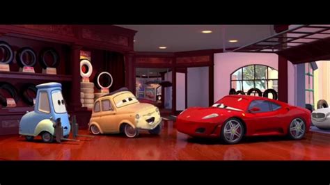 Disney Pixar Cars Michael Schumacher Ferrari Scene HD - YouTube