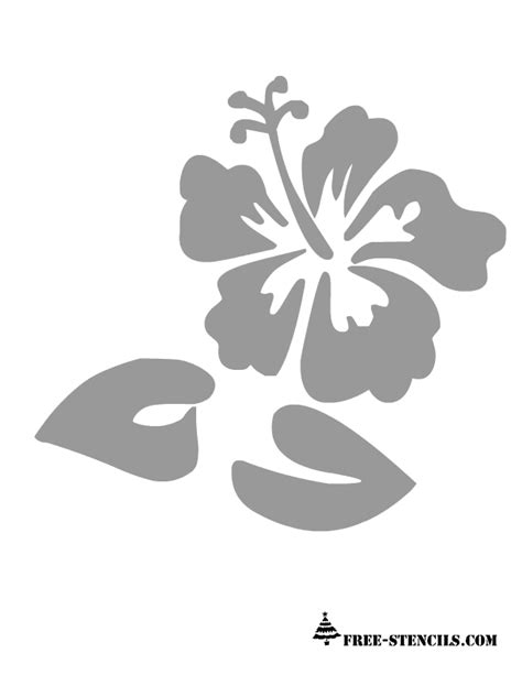 7 best flower stencils free printable – Artofit