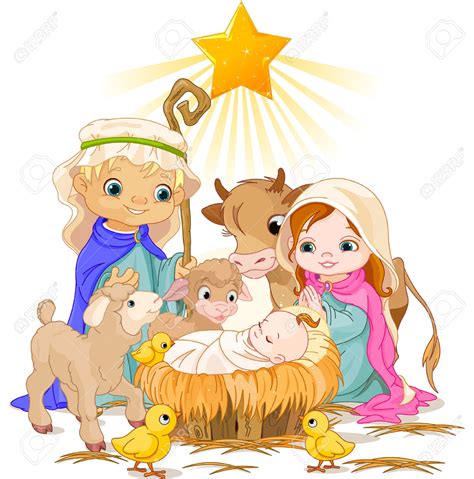 animated nativity scene clipart - Clipground