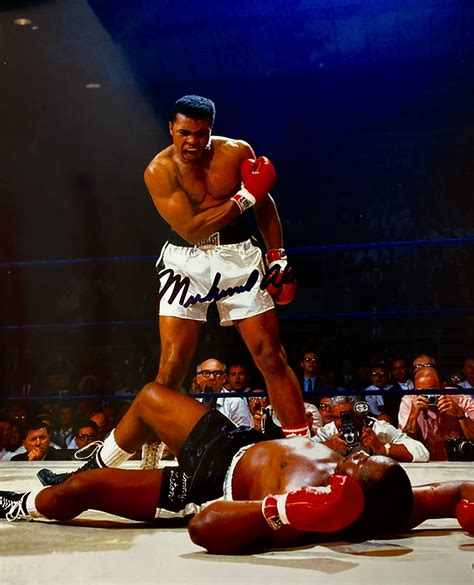 Charitybuzz: Muhammad Ali Signed Knockout Boxing Photo