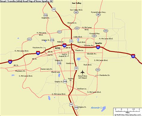 Map of Reno Nevada - TravelsMaps.Com