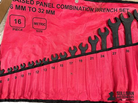 16 Pc. Metric Wrench Set BigIron Auctions