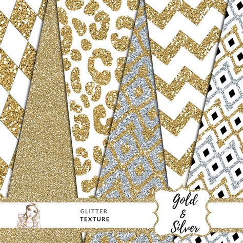 Gold glitter digital paper Glitter gold Scrapbooking Digital | Etsy