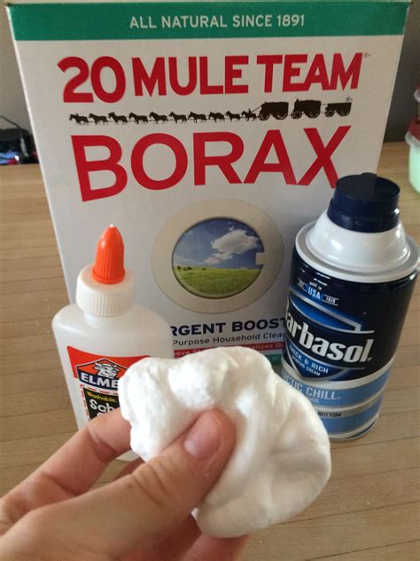 Easy Slime With Borax And Glue