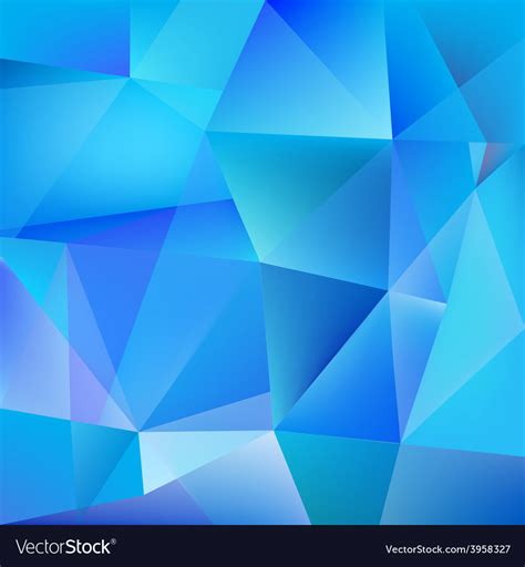 Geometric Abstract Blue Background Hd - lullypoell