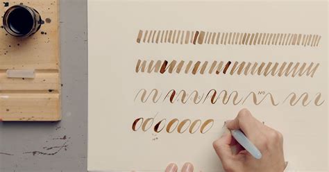 Brush Pen Tutorial: Basic Strokes of the Letters | Domestika