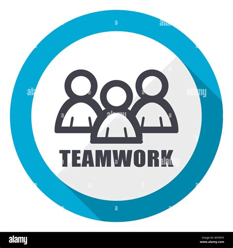 Blue teamwork group logo symbol -Fotos und -Bildmaterial in hoher ...