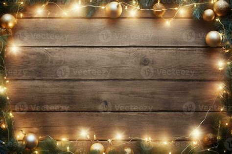 AI Generated Christmas lights background with copy space 33235912 Stock ...