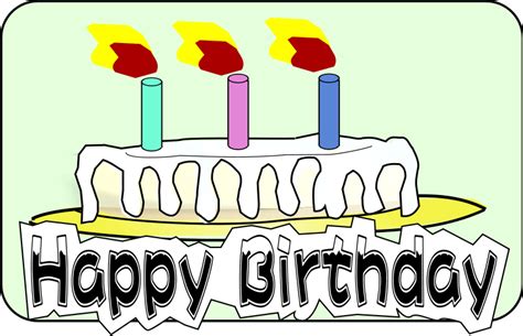 Free birthday cake clipart – Clipartix