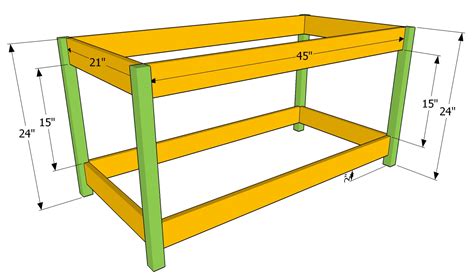 Building the frame of the storage box | MyOutdoorPlans