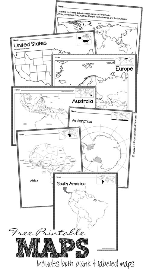 Printable Blank Maps