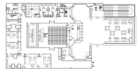 Cultural Center Architecture Plan