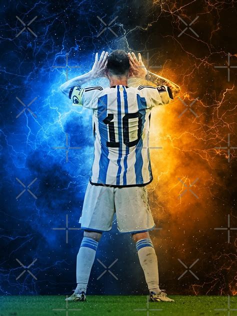 LIONEL MESSI CELEBRATION Premium Matte Vertical Poster sold by ...