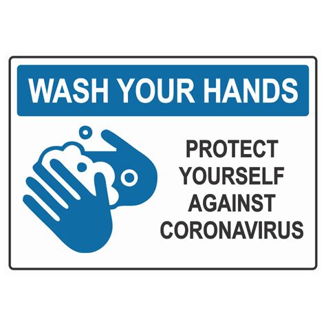 Wash Your Hands – Coronavirus (Covid-19) Signage – Polar Print