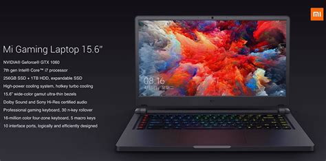 Xiaomi Announces 15.6-inch Mi Gaming Laptop: Mid-Specs with Aggressive ...