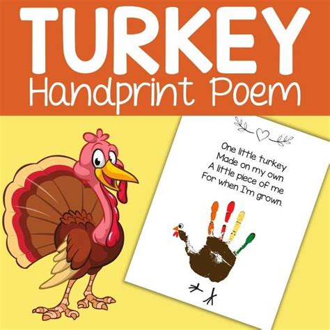 Thanksgiving Handprint Poem Keepsake Printable