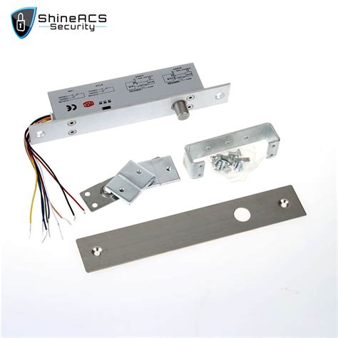 Electric Drop Bolt Frameless Glass Door Lock | ShineACS Security