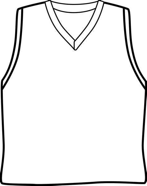 Printable Template Jersey - ClipArt Best